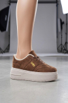 Kadın Kalın Tabanlı Casual Sneaker Ayakkabı