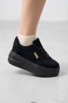 Kadın Kalın Tabanlı Casual Sneaker Ayakkabı