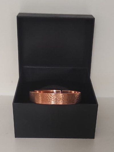 Dövülmüş Bakır El Yapımı Bileklik