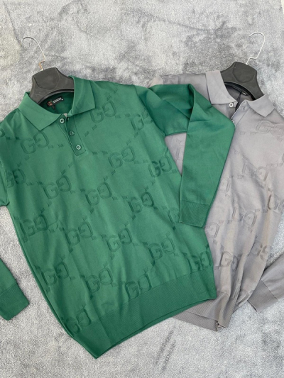 Erkek Yakalı Düğmeli Triko Tişört