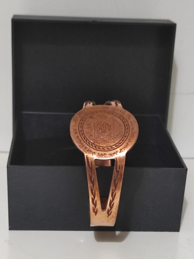 Mühr-ü Süleyman Sembollü El Yapımı Bakır Bileklik