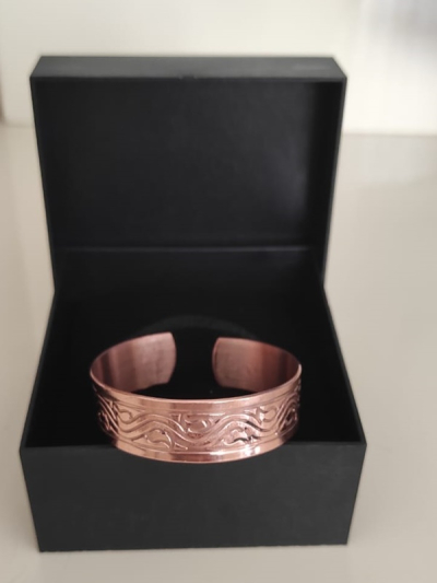 Su Yolu El Yapımı Bakır Bileklik